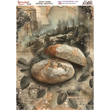 Pirinç Dekopaj Kağıdı 30x42cm Pt-496 Ekmek