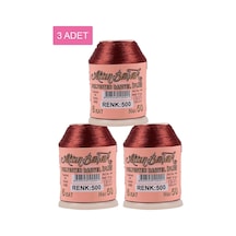 3 Adet Altınbaşak Oya Ve Dantel İpi 20 Gr - Royaleks - No: 500 Çok Renkli