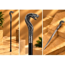 Kobra Başlı Kılıçlı Baston Alk6357