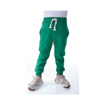 Unisex Çocuk %100 Pamuk Günlük Jogger Eşofman Altı 12 Ay 5 Yaş Yeşil