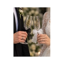 Gelin - Damat Kadehi İkili Şampanya Kadehi Parti Kadehi Şampanya Kadehi Beyaz - 930986261 Beyaz - 930986261