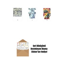 Demokrasi Korkusu + Kimse Kızmasın Kendimi Yazdım + Barışa Emanet Olun + Okuma Sticker'ları