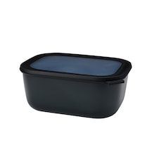 Mepal multi bowl cirqula rectangular saklama kabı 3000 ml-nordic black