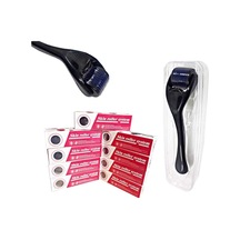 1.0mm Dermaroller Masaj Tarağı 540 Iğneli Mavi Su Tarağı-siyah Karışık