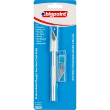 Kretuar Maket Bıçağı, 2 Yedekli, Karbon Bıçak, Güvenli Ve Ergonomik Tasarım Kretuar Maket Bıçağı V Kretuar Maket Bıçağı, 2 Yedekli, Karbon Bıçak, Güvenli Ve Ergonomik Tasarım Kretuar Maket Bıçağı V