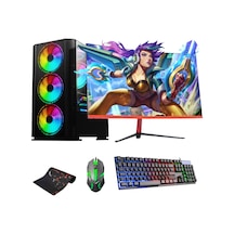 Ramtech Game R1 i5-3470 16 GB 500 GB HDD+256 GB SSD 6 GB GTX1660 23.8" Dos Masaüstü Oyuncu Bilgisayarı