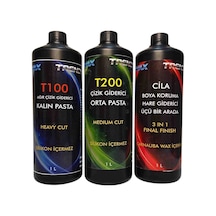 Trendwax 1 Litre Kalın Pasta,orta Pasta Ve Koruyucu Cila Wax