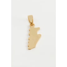 Zenviac456 Krampon Çelik Kolye Ucu 2,5 Cm Zenviac45678 Sarı