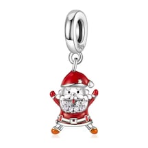 Noel Baba Sallantılı Charm Gümüş