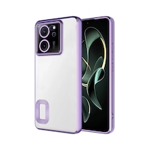 Zore Mi 13t Kılıf Kamera Korumalı Logo Gösteren Ogaa Omega Kapak - Lila