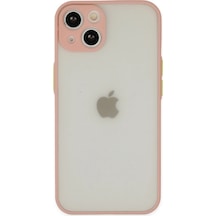 Apple Uyumlu iPhone 14 Kılıf Montreal Silikon Kapak Pembe/