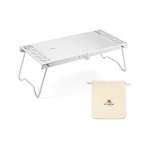 Skycity Paslanmaz Çelik Kamp Masası - Açık Hava İçin Hafif Katlanır Piknik Masası + Taşıma Çantası Çok Renkli