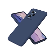 Muratech Newface Xiaomi Poco X5 Pro 5g Nano İçi Kadife Silikon - Lacivert