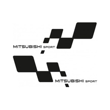 Mitsubishi Sport Yan Kapı Için Çamurluk Sticker 2 Adet Sağ Sol