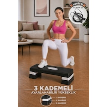 Spor Byfit 3 Kademeli Fitness Step Tahtası + Atlama İpi