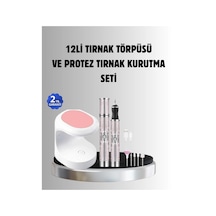 Tırnak Matkabı Ve Led Oje Kurutucu 2 Li Profesyonel Bakım Seti