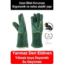 Yüksek Isıya Dayanıklı Eldiven Rahat Tasarım Kaynak Yangın Su Geçirmez Fırın Tutacak Tımar Taşıma