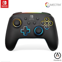 Switch 2 Kablosuz Oyun Kolu Lisanslı Lumectra Enhanced Siyah Powera