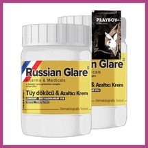 Gees Global Süper Playboy Rusian Glare Tüy Dökücü Azaltıcı Krem Nano 2li X 50 Ml Rus Merhemi + Yanında Jel Gbzs 15441584