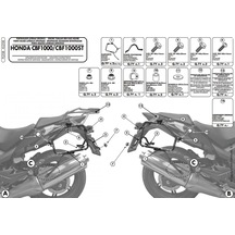 Gıvı Pl208 Honda Cbf 1000 - Cbf 1000st 10-14 Yan Çanta Taşıyıcı Tek Renk