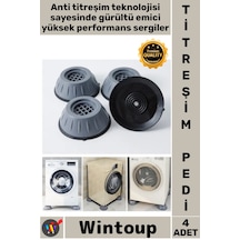 Titreşimengelleyici Anti Titreşim Pedi Gürültü Emici Kaymaz Çamaşır Makinesi Titreşim Önleyici Set Çok Renkli