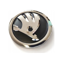 5ja853621 Skoda Rapid Ön Kaput Arma Amblem 90mm 2013-2016 Model Arası Araçlara Uyumlu