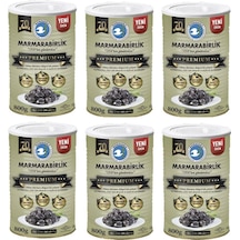 Marmarabirlik Premium 2XL Doğal Salamura Siyah Zeytin 6 x 800 G