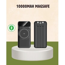 Hubrendy  10000 Mah Kablosuz Powerbank 15w Hızlı Şarj, Type-c Çoklu Çıkışlı Diğer