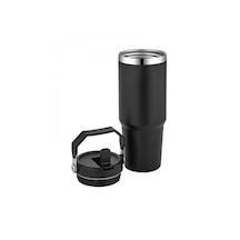 Iceflow Flip Straw Tumbler Pipetli Termos Çift Katmanlı Paslanmaz