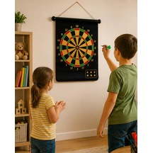 Güvenli Manyetik Dart Seti 6 Dart Oklu Eğlenceli Hedef Oyunu Mh-hs7566-0503