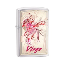 Zippo Horoscope Zodiac Signs Virgo Dizayn Çakmak Gri