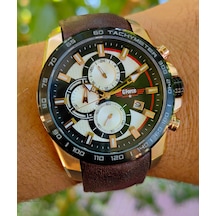 G-force Js15 Orjinal Miyota Mekanizma Rosegold Kahve Erkek Kronograf Kol Saati Lüks Kutulu Siyah - Rose Gold