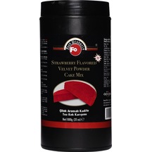 Çilek Aromalı Kırmızı Kadife Pandispanya Toz Kek Karışımı 1kg Yeni