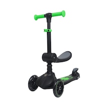 L52ın1-bk Lamborghini Lisanslı Katlanır Oturaklı Işıklı Scooter Siyah Çok Renkli