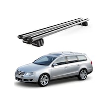 Pençe Volkswagen Passat Variant B6 2005-2010 Uyumlu Gri Ara Atkı Port Bagaj Tavan Barı