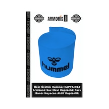 Özel Üretim Hummel Captaın24 Armband Sax Mavi Kaptanlık Pazu Bandı Heyecan Aktif Kaptanlik