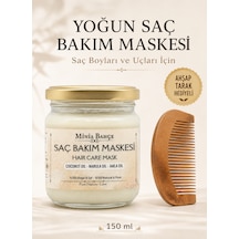 Minia Bahçe Kuru ve Yıpranmış Görünümlü Saçlar için Yoğun Saç Bakım Maskesi 150 ML