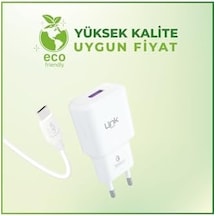 T443e Strong 18w Şarj Aleti Ve Type-c Usb Kablo Set Qc 3.0a
