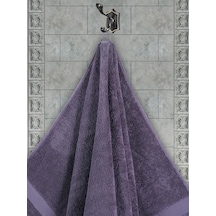 Cotton Arel Pamuk Banyo Havlusu 100x150 Mürdüm