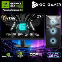Go Gamer E626DF i7-14700F 64 GB 2 TB SSD RTX5060Ti 16 GB 27" Free Dos Oem Paket Masaüstü Oyuncu Bilgisayarı