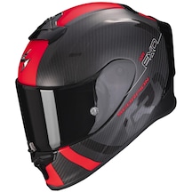 Scorpion Exo R1 Evo Carbon Air Mg Spor Motosiklet Kaskı Mat Siyah - Kırmızı