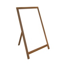 Lüks Ahşap Ayaklı Yazı Tahtası 50x70cm - Beyaz Diğer