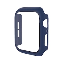 Newface Apple Watch 42mm Camlı Kasa Ekran Koruyucu - Mavi Diğer