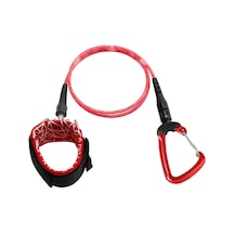 Youmex Kırmızı Su Altı Güvenlik İpi - Serbest Dalış İçin Bileklikli Ve Kilitli, Tükenmez Tpu Malzeme İle Riski Azaltan Araç Kırmızı