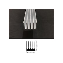 Alüminyum Soğutucu Profil Led Soğutma Profili 30 X 26 Mm 511372491