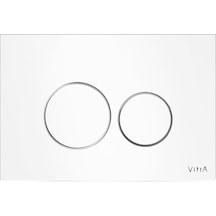 VitrA Origin 740-1600 Mekanik Kumanda Paneli. Beyaz. Cam