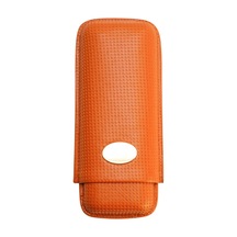 Cohiba Taba Desenli İkili Deri Puro Kılıfı