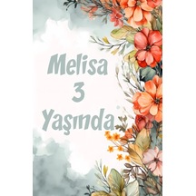 Çiçekler Temalı Doğum Günü Afişi -14 100x150 Cm
