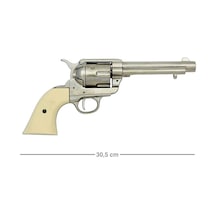 Denix Dekoratif Fildişi Arabulucu Tabanca 5½" 30,5 Cm , Amerika 1873 Peacemaker Revolver