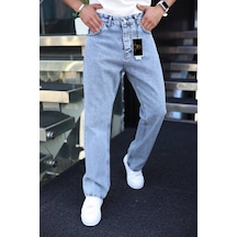 Buz Mavi Baggy Pantolon Mavi